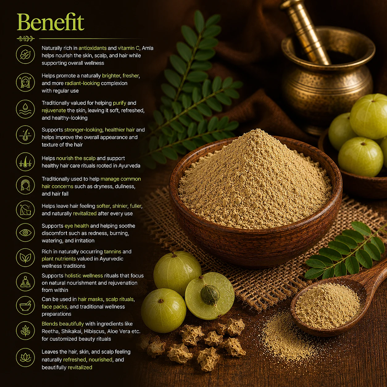 Indian Gooseberry (Amla) Powder - Image 2