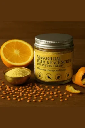 Masoor Dal Body & Face Scrub for Tan Removal
