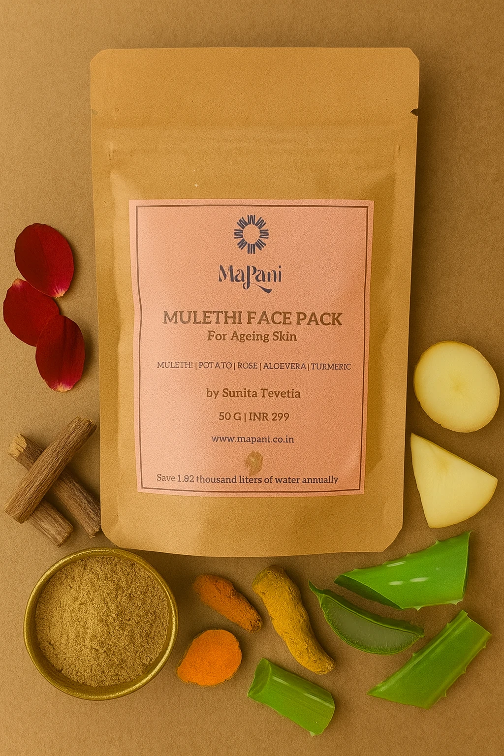 Mulethi Face Pack for Pigmented & Ageing Skin