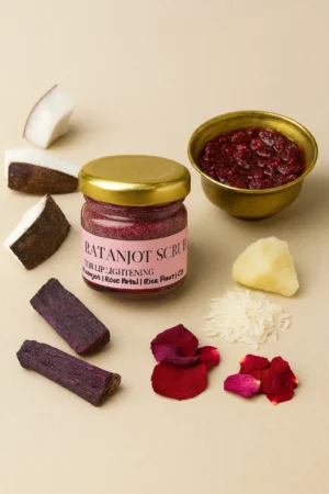 Ratanjot Lip Scrub for Naturally Rosy Lips - 30g
