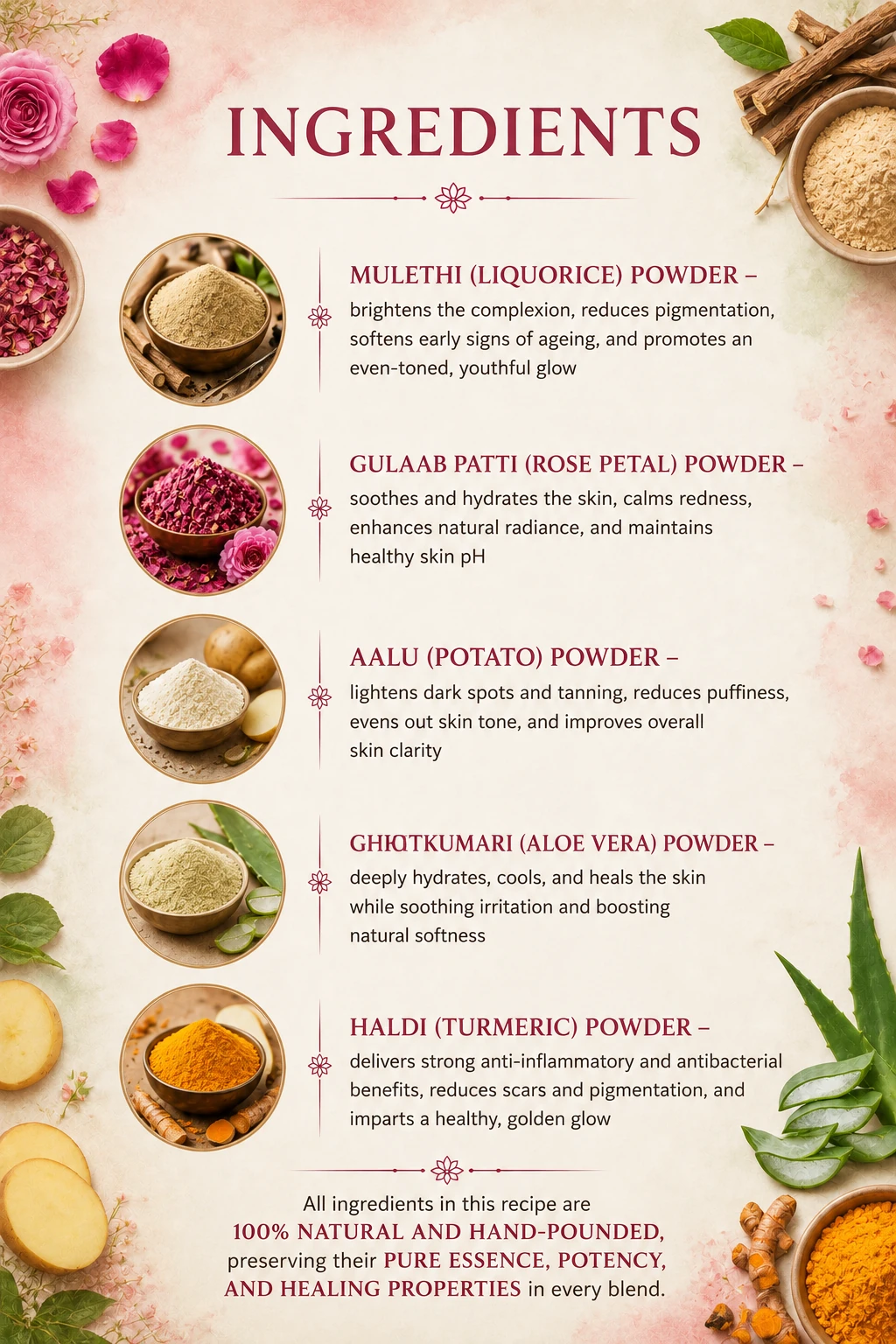 Mulethi Face Pack for Pigmented & Ageing Skin - Image 2