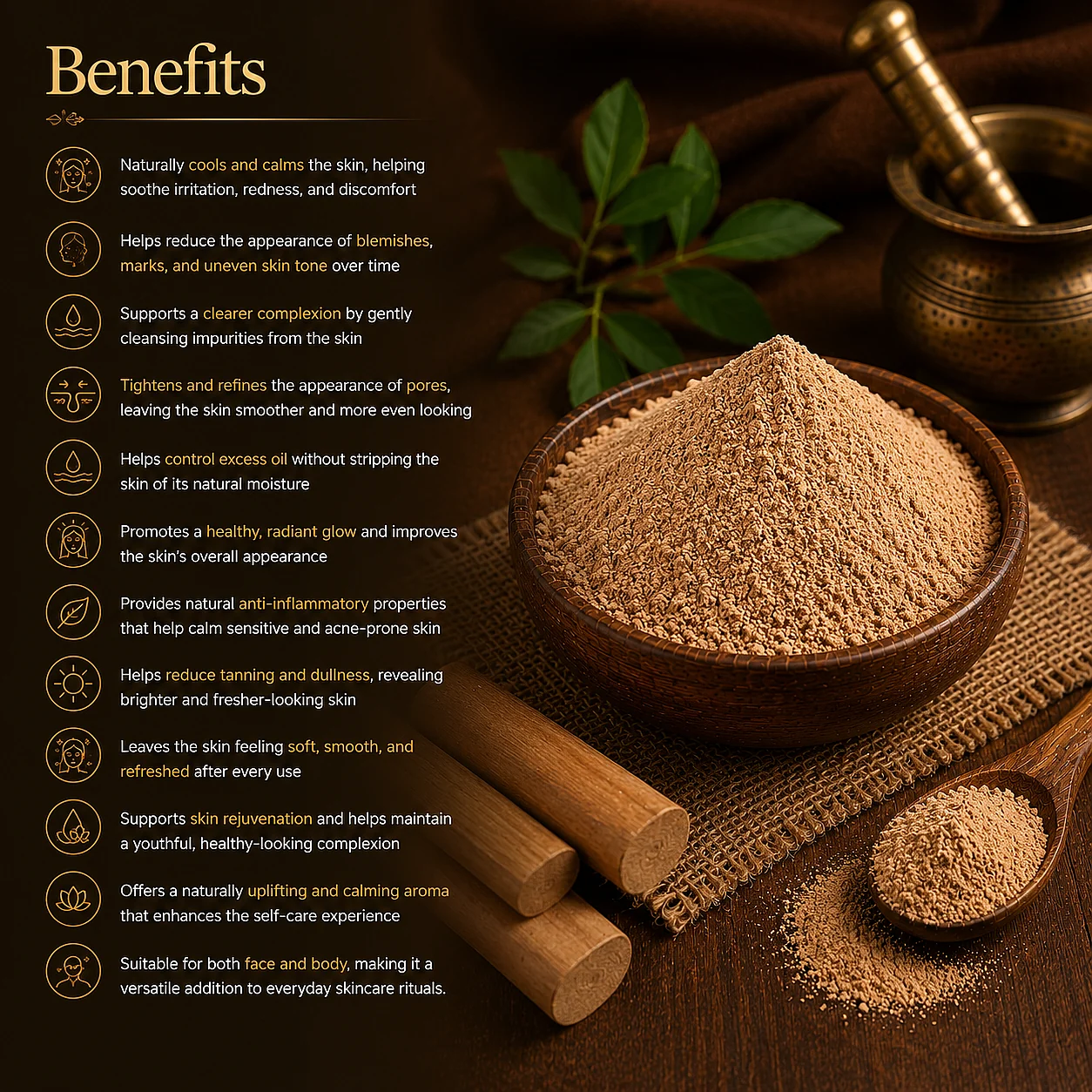 Sandalwood (Chandan) Powder - Image 2