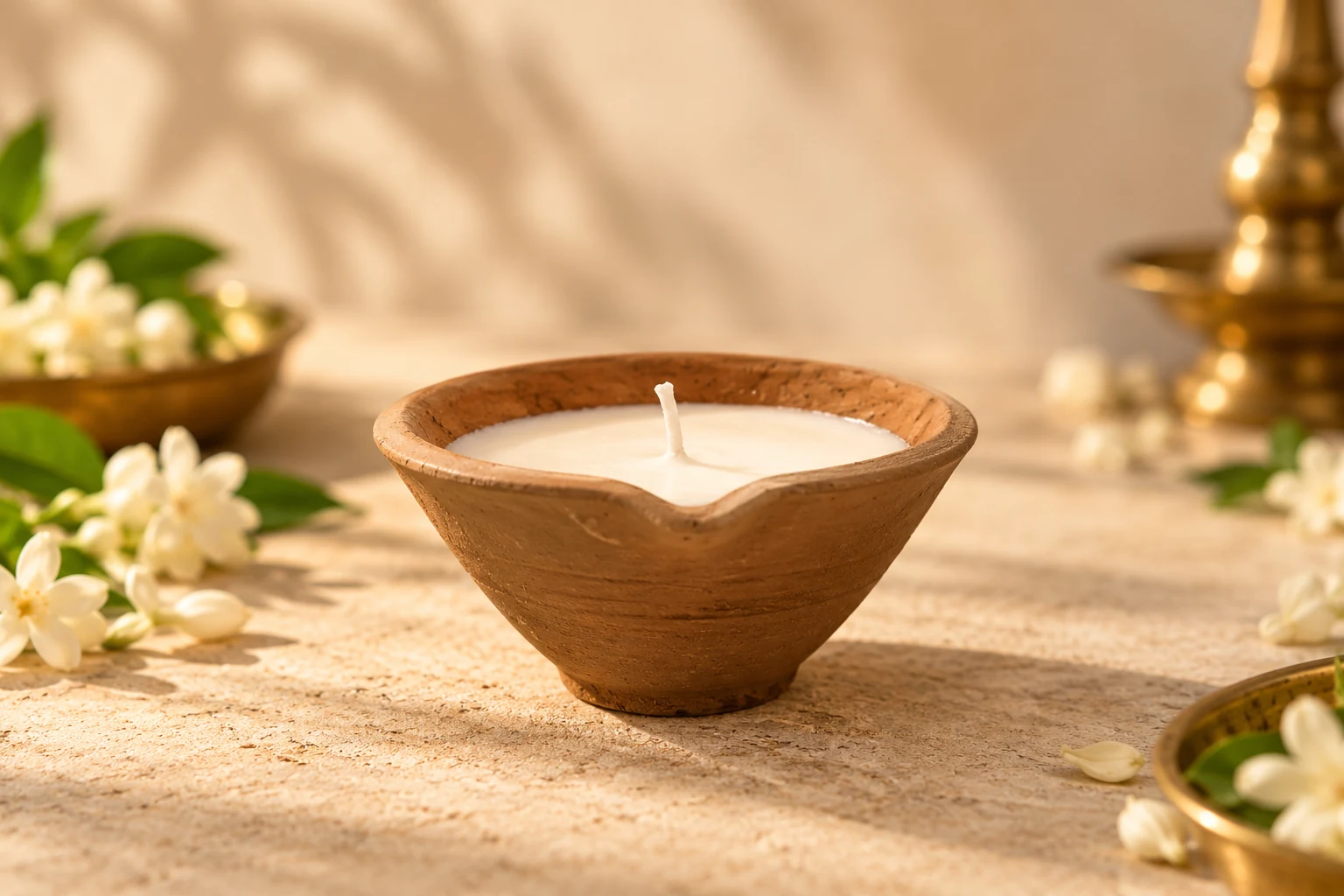 Plantable Diya (Soy Wax)